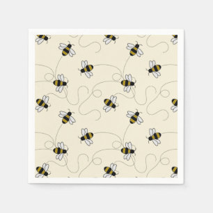 Guardanapo De Papel Bumblebee Bumblebee Cartoon da Killer Bee Padrão