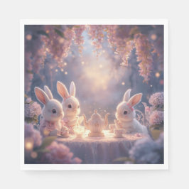 Guardanapo De Papel Bunny Tea Party Napkins – Dreamy Fairy Garden