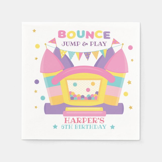 Guardanapo De Papel Bunt House Birthday (Frente)