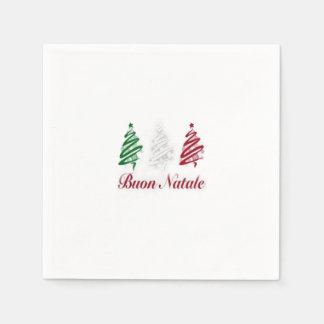 Guardanapo De Papel Buon Natale Christmas Napkins
