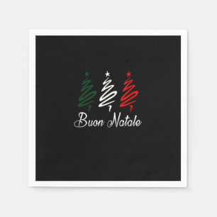 Guardanapo De Papel Buon Natale Christmas T Shirt