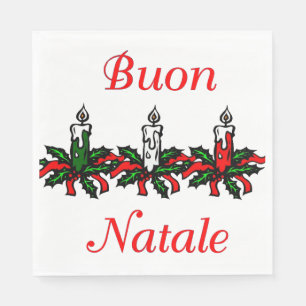Guardanapo De Papel Buon Natale Napkins