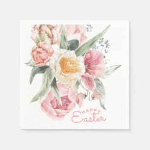 Guardanapo De Papel Buquê primavera Tulip Páscoa de Aquarela