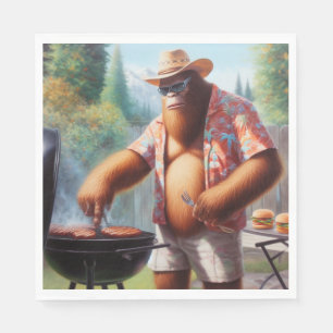 Guardanapo De Papel Burgers de Griling de Pé Grande