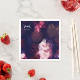 Guardanapo De Papel Burgundy Modern Brush Casou