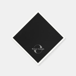 Guardanapo De Papel Business Moderno Logotipo Limpo Mínimo da Empresa 