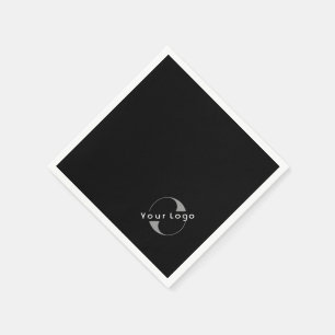 Guardanapo De Papel Business Moderno Logotipo Limpo Mínimo da Empresa 