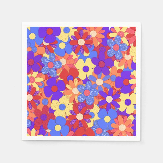 Guardanapo De Papel Bustling Buquê Napkins (Frente)