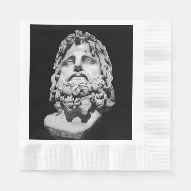 Guardanapo De Papel Busto Greco Romano (Frente)