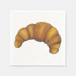 Guardanapo De Papel Buttera croissant de pastelaria francesa