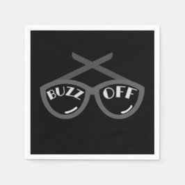 Guardanapo De Papel Buzz Off - Camisa-T feminina dos anos 40