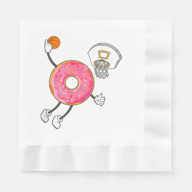 Guardanapo De Papel C Campeão de Comida de Buraco de Donut Molhado (Frente)