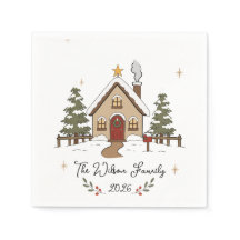 Cabana de Natal Aconchegante Personalizada