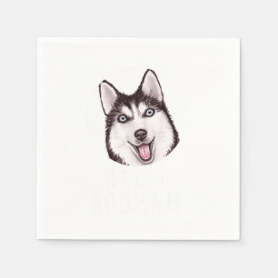Guardanapo De Papel Cabeça Siberiana Cão Raça Animais De Companhia Gif