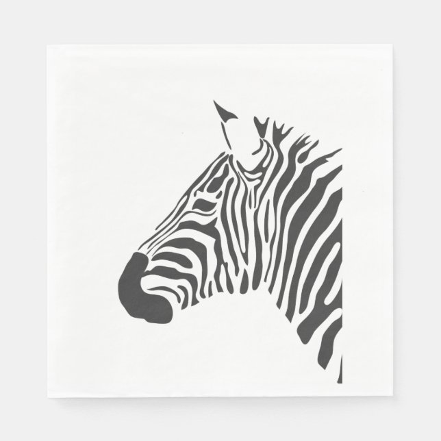 GUARDANAPO DE PAPEL CABEÇA ZEBRA (Frente)
