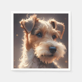 Guardanapo De Papel Cabelo de fios Fox Terrier Twilight
