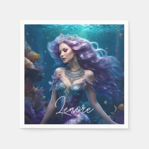 Guardanapo De Papel Cabelo Puro de Sereia