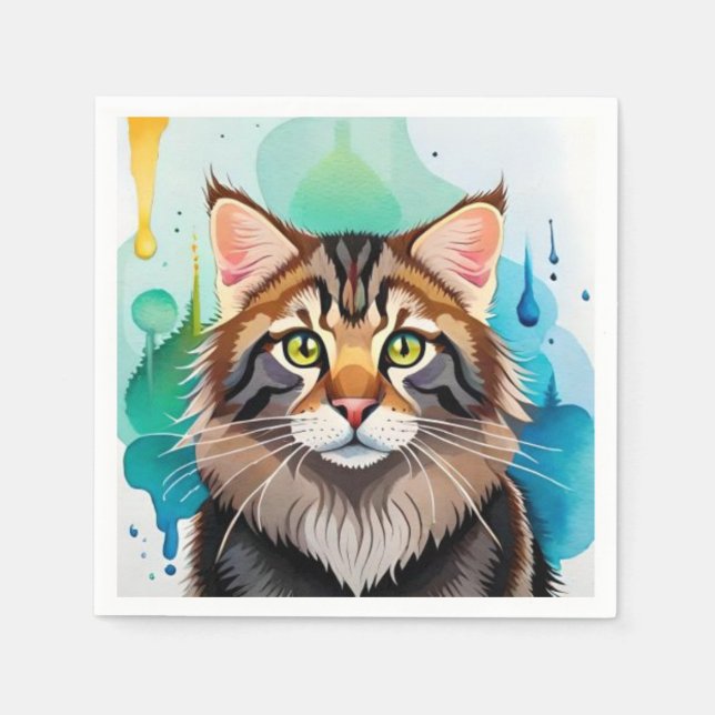 Guardanapo De Papel Cachorro bonito fecha a miniárea de transferência (Frente)