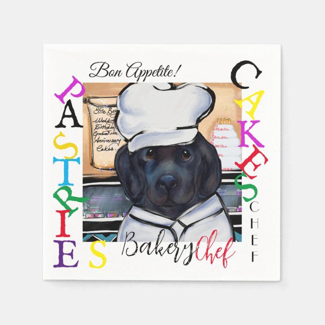 Guardanapo De Papel Cachorro da Terra Nova (Frente)