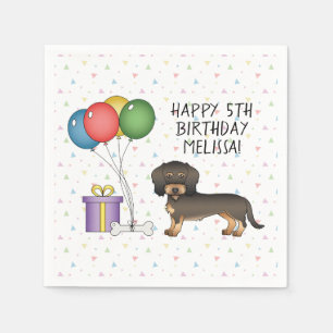 Guardanapo De Papel Cachorro Dachshund de Armação de Arame de Javali S