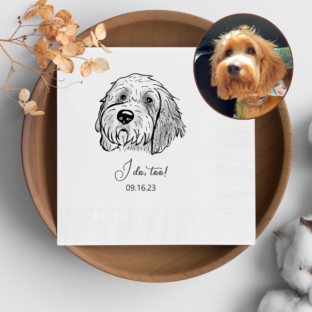 Guardanapo De Papel Cachorro De Goldendoodle Personalizado Eu Faço Mui (Criador carregado)