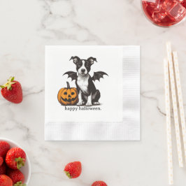Guardanapo De Papel Cachorro de Halloween