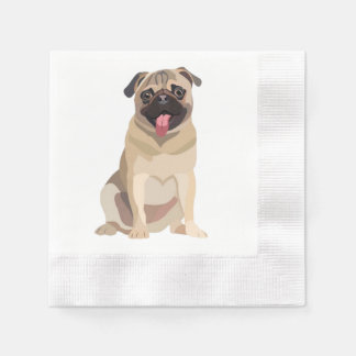 Guardanapo De Papel Cachorro Engraçado Pet Lover | Presente Para O Pão