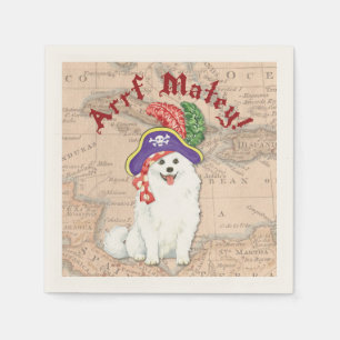Guardanapo De Papel Cachorro esquimó americano Pirata Napkins