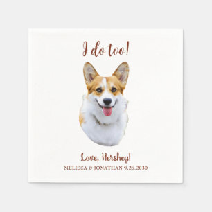 Guardanapo De Papel Cachorro Galês Personalizado Que Eu Também Faço