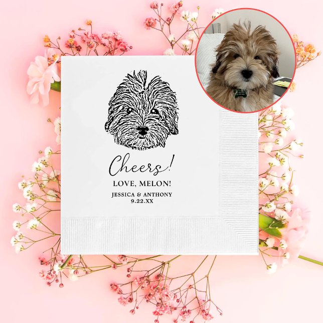 Guardanapo De Papel Cachorro Havanês Personalizado Cheios Napkins (Criador carregado)