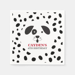 Guardanapo De Papel Cachorro Mancha Preta Dalmata Aniversário