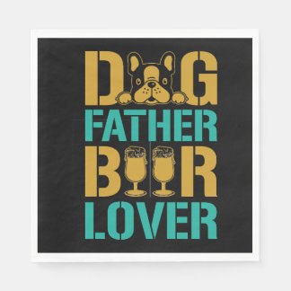Guardanapo De Papel Cachorro Padre Beer Lover