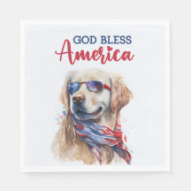 Cachorro Patriota - Retriever Dourado