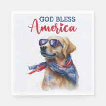 Cachorro Patriota - Retriever Dourado