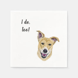 Guardanapo De Papel Cachorro Personalizado Napkin