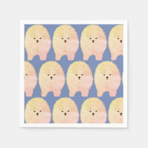 Cachorro Pomerano, Papel Personalizado Pet Fluffy