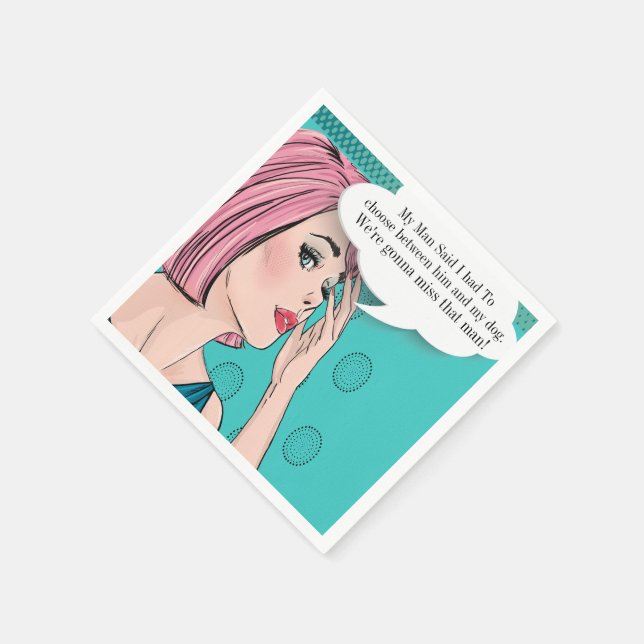 Guardanapo De Papel Cachorro pop (Canto)