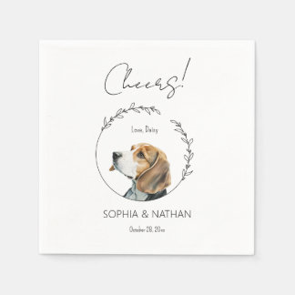 Guardanapo De Papel Cachorro Simples Cachorro Casamento Cachorro Nápol