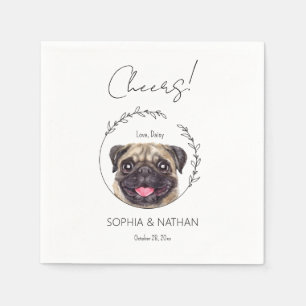 Guardanapo De Papel Cachorro Simples Casamento Cachorro Cachorro Nápol