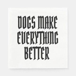 Guardanapo De Papel Cachorros fazem tudo melhor.