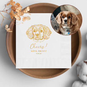 Guardanapo De Papel Cachorros Personalizados do Cocker Spaniel