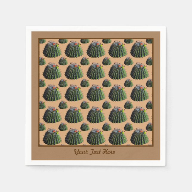 Guardanapo De Papel Cactus Paper Napkins (Frente)