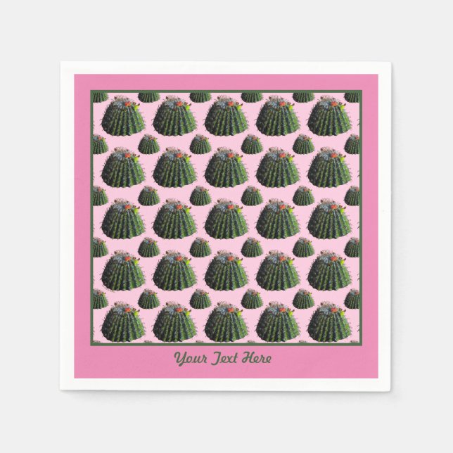 Guardanapo De Papel Cactus Paper Napkins (Frente)