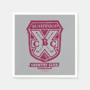 Guardanapo De Papel Caddyshack   Bushwood Country Club Crest