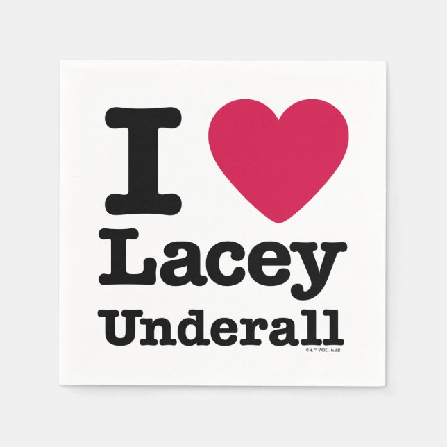 Guardanapo De Papel Caddyshack | I Love Lacey Underall (Frente)