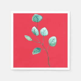 Guardanapo De Papel Cadeias d'água das Folhas