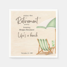 Cadeiras Verdes Elegantes de Praia de Verão Festa 