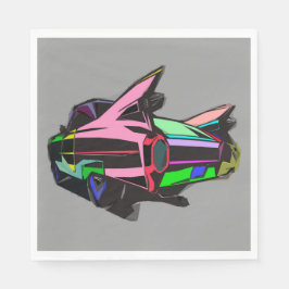 Guardanapo De Papel Cadillac colorido