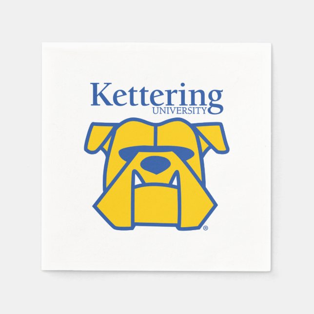 Guardanapo De Papel Cães de Kettering University (Frente)