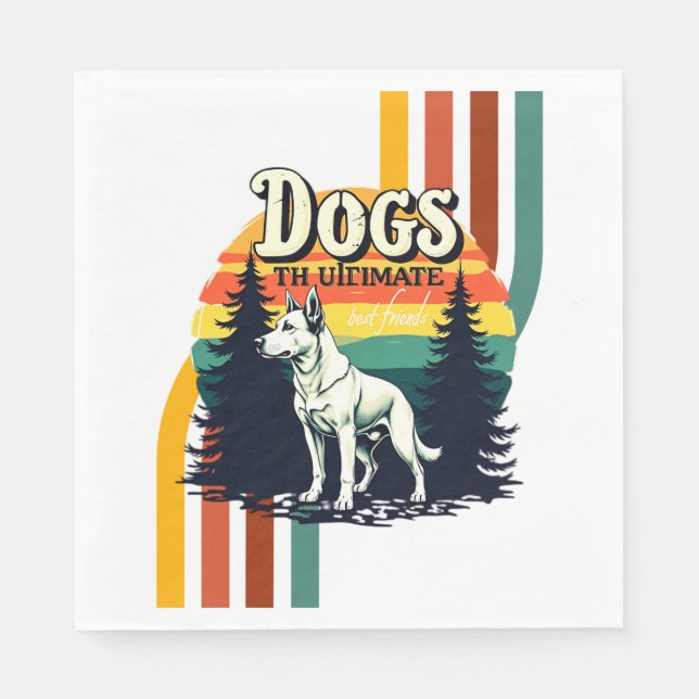 Guardanapo De Papel cães o melhor amigo (Frente)